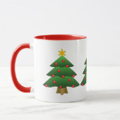 Aangepaste Mok kerstbomen (Links)