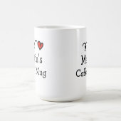 Aangepaste mok koffie met eigen naam en hart (Center)