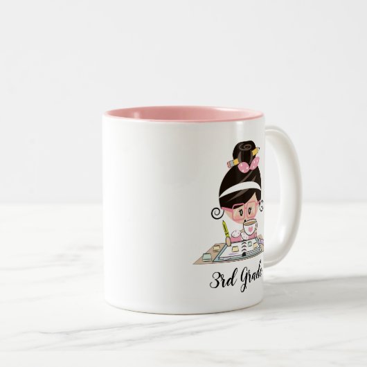 Aangepaste Mok leraar in Azië (Voorkant rechts)