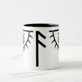 Aangepaste mok met Huginn en Muninn (Center)