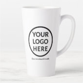 Aangepaste Mok met lange latte Logo, minimaal 17 o (Rechts)