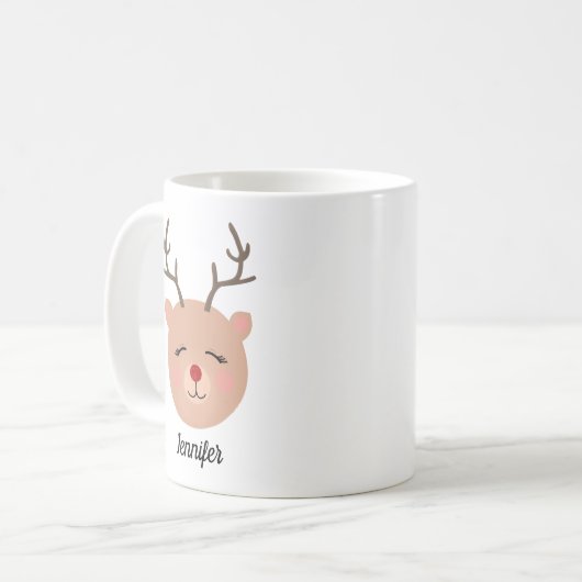 Aangepaste Mok met rode ruggengraat (Voorkant links)