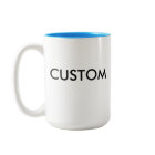 Aangepaste Mok met twee tonen, groot, 15 oz - LICH