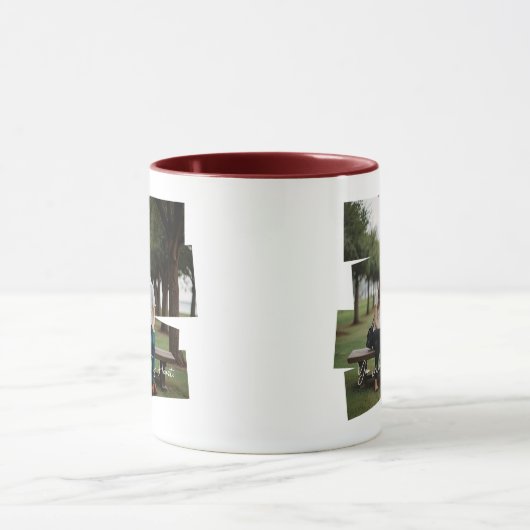 Aangepaste Mok met uw Afbeelding en tekst (Midden)