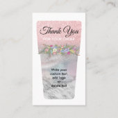 Aangepaste Mok met vinylbedrukte tumbler-instructi Visitekaartje (Achterkant)