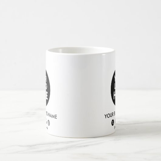 Aangepaste Mok met zakelijke Logo (Center)