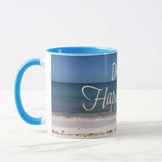 Aangepaste mok "Mijn gelukkige plek". (Links)