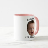 Aangepaste Mok, Mok van foto, Baby Face Mok (Voorkant rechts)