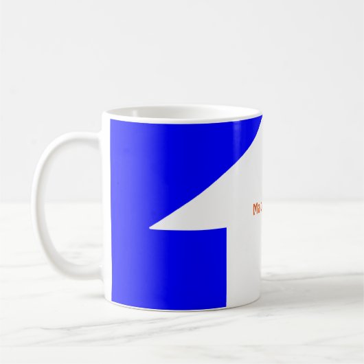 Aangepaste Mok pijlkoffie (Links)