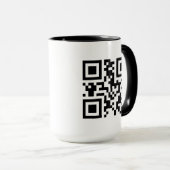 Aangepaste Mok QR-code (Voorkant rechts)