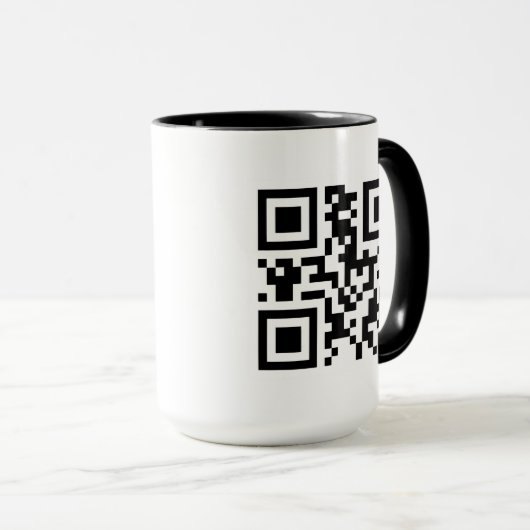 Aangepaste Mok QR-code (Voorkant rechts)