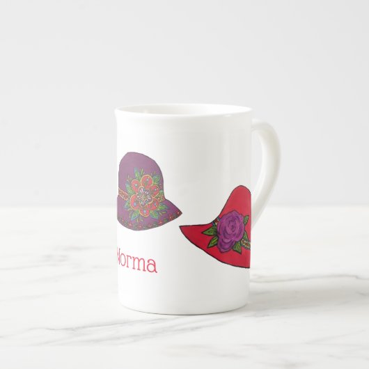 Aangepaste Mok Rode Pet om aan te passen (Voorkant rechts)