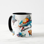 Aangepaste Mok ruimtevaart (Voorkant links)