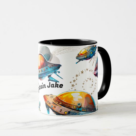 Aangepaste Mok ruimtevaart (Voorkant rechts)