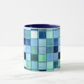 Aangepaste mok SeaGlass Tile in verschillende stij (Midden)