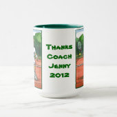 Aangepaste Mok Tennis voor coach of speler (Midden)