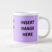 Aangepaste Mok van 20 oz Jumbo om uw eigen Sjabloo (Rechts)