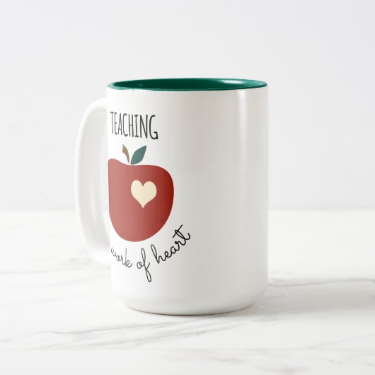 Aangepaste Mok van de leraar (Voorkant links)