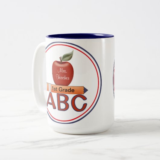 Aangepaste Mok van docenten (Voorkant links)