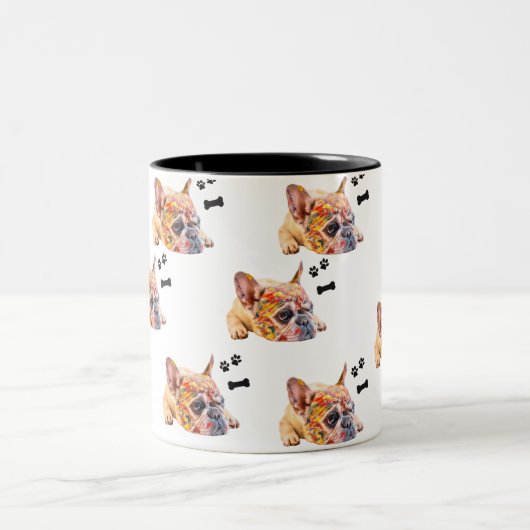 Aangepaste Mok van het hondengezicht, Gepersonalis (Center)