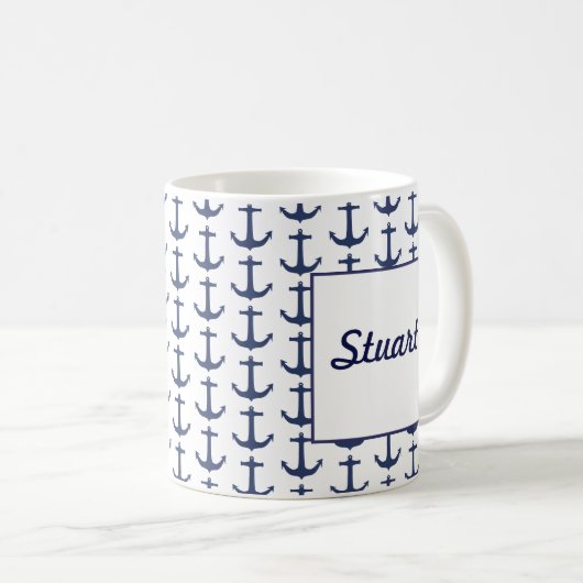 Aangepaste Mok van het Nautical Thema (Voorkant rechts)