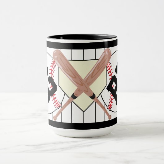 Aangepaste Mok van honkbal-primaten (Midden)