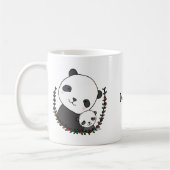 Aangepaste Mok van Mug Cute Panda Mam Baby (Links)