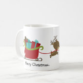 Aangepaste Mok van rendieren (Voorkant links)