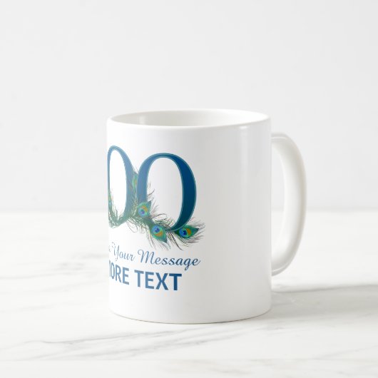 Aangepaste mok voor 100-jarige jarigen (Voorkant rechts)