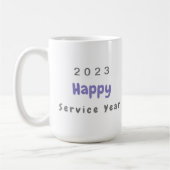 Aangepaste Mok voor 2023 Happy Service (Links)
