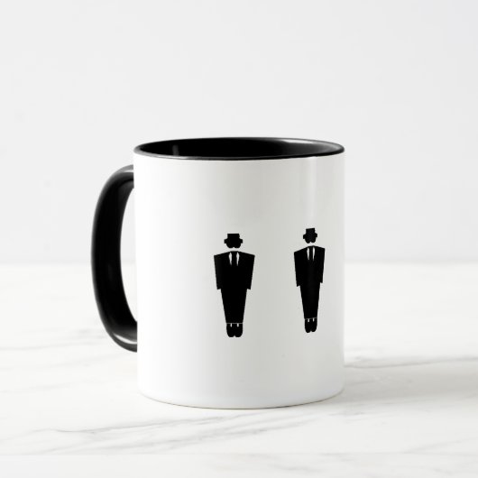 Aangepaste Mok voor aangepaste koffie - Volledige (Voorkant links)