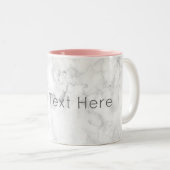 Aangepaste Mok voor afkorting koffie - Roze (Voorkant rechts)