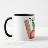 Aangepaste Mok voor Apple-leerkrachten (Links)