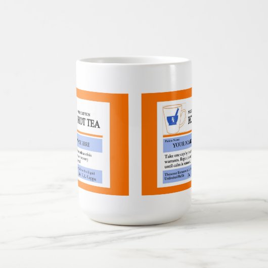 Aangepaste Mok voor beschrijvingsthee (Center)