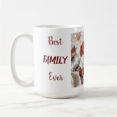 Aangepaste Mok voor beste familie ooit koffie (Links)