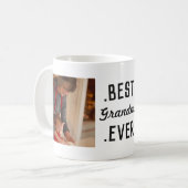 Aangepaste Mok voor beste Grandma Ever 2 foto's (Voorkant links)