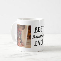 Aangepaste Mok voor beste Grandma Ever 2 foto's