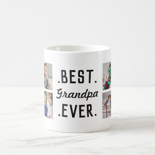 Aangepaste Mok voor beste opa ooit foto (Center)