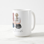 Aangepaste Mok voor beste vrienden (Voorkant rechts)