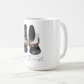 Aangepaste Mok voor beste vrienden (Voorkant rechts)