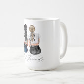 Aangepaste Mok voor beste vrienden (Voorkant rechts)