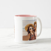 Aangepaste Mok voor beste vrienden foto's (Voorkant rechts)