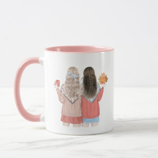 Aangepaste Mok voor beste vrienden | Mokken voor a (Links)