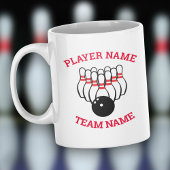 Aangepaste Mok voor Bowling-team met Logo en naam