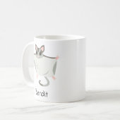 Aangepaste Mok voor de naam van suikerzweefvliegtu (Voorkant links)