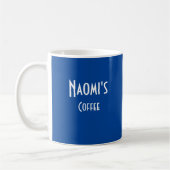Aangepaste Mok voor diepblauw koffie (Links)