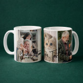 Aangepaste Mok voor drie fotocollage