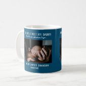 Aangepaste Mok voor eerste Vaderdag koffie foto's (Voorkant links)