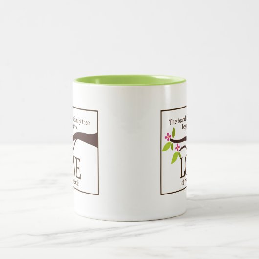 Aangepaste Mok voor Familiestructuur (Center)