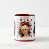 Aangepaste Mok voor foto's en kerstcadeautjes (Center)